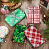 Blulu 12 Pcs Christmas Gift Card Holders, Plaid Patterns Tin Boxes Xmas Small Gift Card Box with Lids for Money Greeting Card Holiday Party Favors Gift Giving Stocking Stuffers, 4.92 x 3.15 x 0.6 Inch view 3