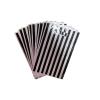 30-Piece Black & White Striped Treat Bags - Plastic Circus Carnival Party Candy & Goodie Bags for Kids' Birthday Parties view 4