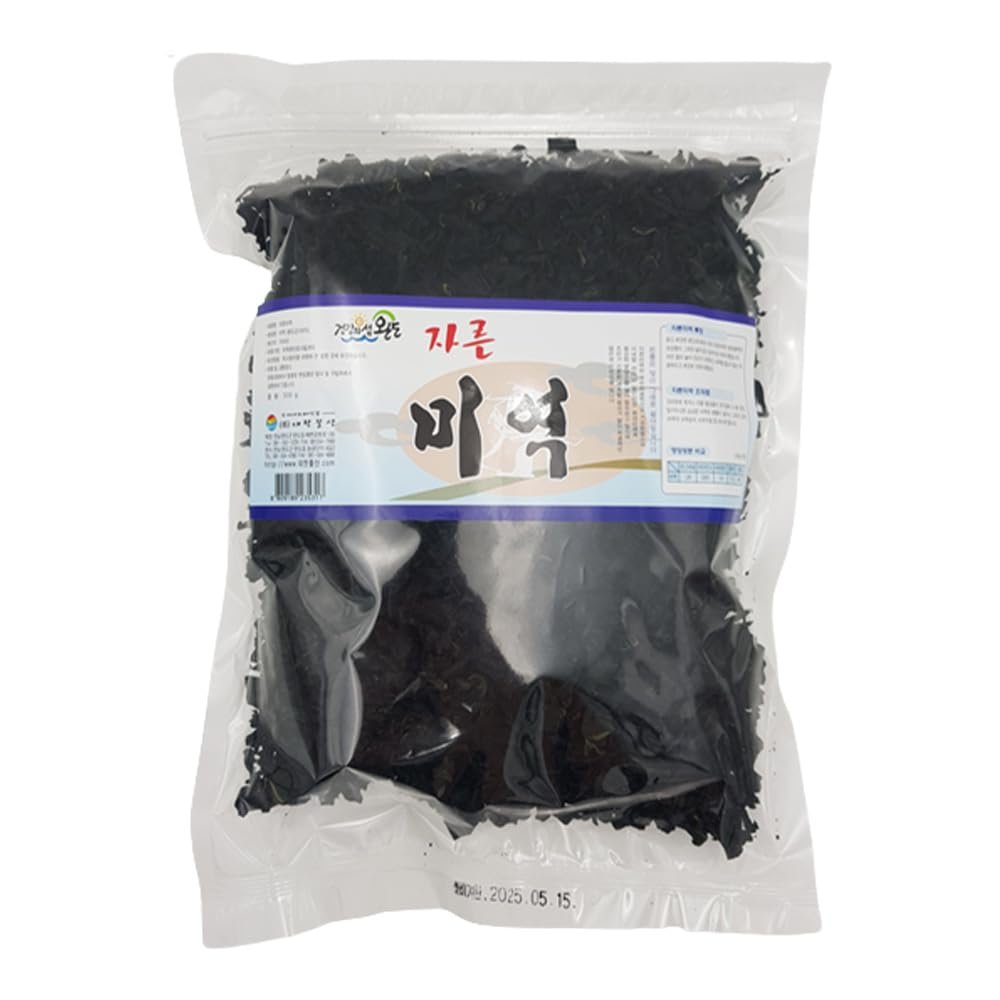 Dried Cut Seaweed, Korean Sun Dried Wakame Seaweed, Convenient to Cook and Eat, Abundant in Various Nutrients, 10.58 oz