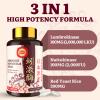 Lumbrokinase 100mg (Max Activity 1,000,000 LKU),Nattokinase 100mg-2,000 FU of Activity and Red Yeast Rice 300mg, Lumbrokinase Enzymes Supplement for Circulatory,Cognition,120 Capsules(Pack of 2) view 3