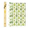 SUPERBEE Beeswax Wrap Roll XL, Reusable Beeswax Wraps for Food, Wrap Roll, Reusable for Wrapping Vegetables, Cheese Paper, Bowl Covers and Sandwich Wrapping Paper, Pears - 35x13" view 1