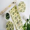 SUPERBEE Beeswax Wrap Roll XL, Reusable Beeswax Wraps for Food, Wrap Roll, Reusable for Wrapping Vegetables, Cheese Paper, Bowl Covers and Sandwich Wrapping Paper, Pears - 35x13" view 2