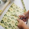 SUPERBEE Beeswax Wrap Roll XL, Reusable Beeswax Wraps for Food, Wrap Roll, Reusable for Wrapping Vegetables, Cheese Paper, Bowl Covers and Sandwich Wrapping Paper, Pears - 35x13" view 4