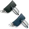 2 Pack Folding Reading Glasses for Men Women with Keychain Compact Bags Blue Light Blocking Portable Pocket Computer Readers,Black and Blue 2.75 view 1