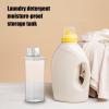 Laundry Detergent Dispenser | Washing Powder Dispenser with Measuring Cup,Reusable Empty Bottles Laundry Washing Up Powder Container Soap Detergents Storage Box for Bathroom Washroom view 2