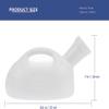 2000ml Portable Urinals Thick Firm Urinal Toilet Bottle Pee Pot with Tube for Beds Wheelchair Car Travel view 3