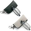 2 Pack Folding Reading Glasses for Men Women with Keychain Compact Bags Blue Light Blocking Portable Pocket Computer Readers,Black and Grey 4.0 view 1