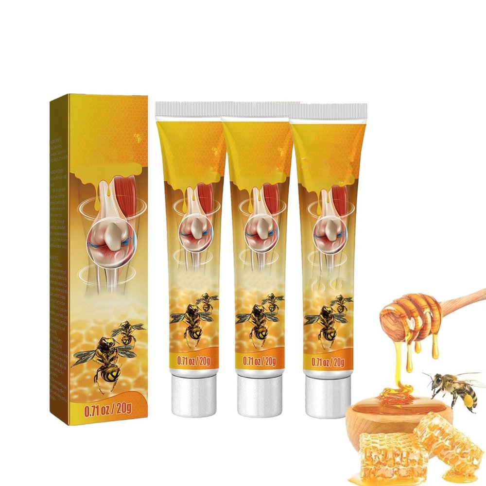 Bee Venom Relief Cream, Bone & Joint Gel, Beevenom New Zealand Bee Venom Professional Gel, Propolis Professional Gel Joint Cream 3PCS