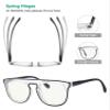 Eyekepper 4-Pack Progressive Multifocus Reading Glasses Blue Light Blocking No Line Multifocal Readers Double Color +1.25 view 4