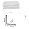 WAFJAMF Multifunctional Pipe Cleaning Kit,50 Pieces of Cleaning Strip 1 Pcs 3-in-1 Pipe Tamper Reamer and 5 Pcs Straw Brush view 2