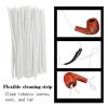 WAFJAMF Multifunctional Pipe Cleaning Kit,50 Pieces of Cleaning Strip 1 Pcs 3-in-1 Pipe Tamper Reamer and 5 Pcs Straw Brush view 4