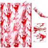 100 Sheets 20 * 14 Inches Horror Bloodstain Pattern Tissue Paper for Gift Bags, Halloween Tissue Paper for Gift Wrapping for Halloween Party DIY Craft view 1