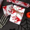 100 Sheets 20 * 14 Inches Horror Bloodstain Pattern Tissue Paper for Gift Bags, Halloween Tissue Paper for Gift Wrapping for Halloween Party DIY Craft view 4