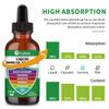 Zinc Quercetin Vitamin C D3 Liquid Immune Support with Organic Echinacea Elderberry, Immune Defense Drops Supplement for Adults- Vegan, Non-GMO, Gluten Free - 1 Fl Oz view 4