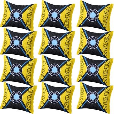 Zarpax 4.4 oz/125g Rechargeable Desiccant Packs Dehumidifier Bag - 12 Pack - Moisture Absorbers For Safes, Car, Bathroom, Storage - Moisture Remover Eliminates Humidity - Reusable Desiccant Bags