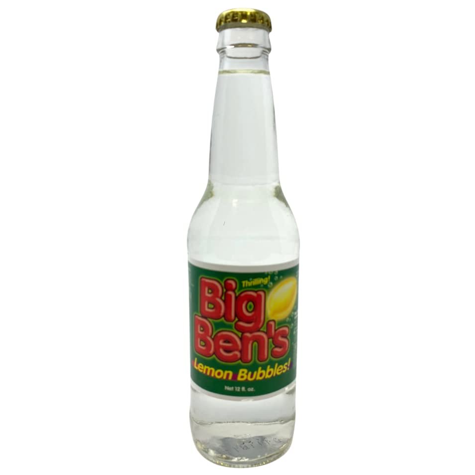 Big Ben's Lemon Bubbles - 12OZ (96 Glass Bottles)