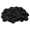 200 Pcs Finger Cots, Disposable Finger Protectors, Latex Anti-Static Finger Tip Rubber Protect Keeping Dressing Dry and Clean (Medium, Black) view 1