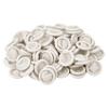 200 Pcs Finger Cots, Disposable Finger Protectors, Latex Anti-Static Finger Tip Rubber Protect Keeping Dressing Dry and Clean (Medium, White) view 1