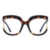 AOOLIA Women's Retro Oversized Square Blue Light Blocking Reading Glasses for Women Men Anti Glare Digital Readers (Tortoise, 1.5, x) view 1