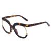 AOOLIA Women's Retro Oversized Square Blue Light Blocking Reading Glasses for Women Men Anti Glare Digital Readers (Tortoise, 1.5, x) view 3