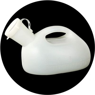 2000ML Male Urinal Portable Mens Potty Pee Bottle Collector Travel Toilet Urinal