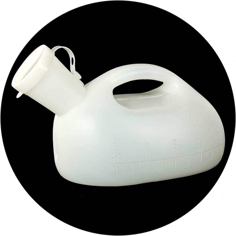 2000ML Male Urinal Portable Mens Potty Pee Bottle Collector Travel Toilet Urinal