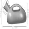 2000ML Male Urinal Portable Mens Potty Pee Bottle Collector Travel Toilet Urinal view 2