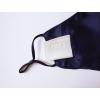 CH.yishi 100% Mulberry Silk Face Mask Covering Men & Women Reusable with Ear loops Nose Wire Filter (Normal, Navy blue) view 2