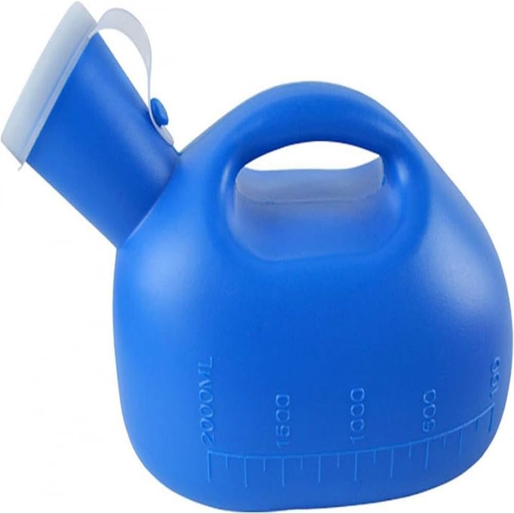 2000ML Male Urinal Portable Durable Mens Potty Pee Bottle Collector Travel Toilet Urinal