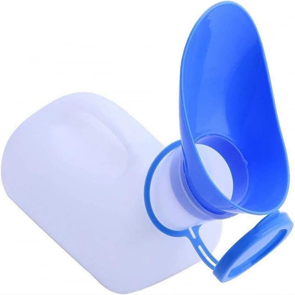 1000ML Urinal Bottle with Lid Portable Emergency Male Female Pee Potty for Hospital Travel Car Emergency Urinal