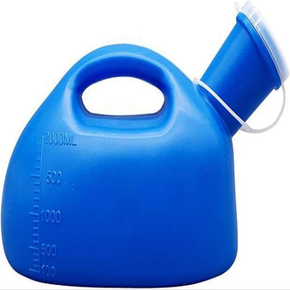 2000ML Male Urinal Portable Mens Potty Pee Bottle Collector Travel Toilet Urinal