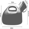 2000ML Male Urinal Portable Mens Potty Pee Bottle Collector Travel Toilet Urinal view 3