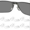 HILEEN 6 Pairs Replacement Nose Pads Nose Pieces for Oakley Gauge 3.1 OX5126 | Keel OX3122 | Wingfold EVR OX5118 | Wingfold EVS OX5115 Eyeglasses - Clear view 1