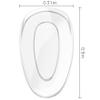HILEEN 6 Pairs Replacement Nose Pads Nose Pieces for Oakley Gauge 3.1 OX5126 | Keel OX3122 | Wingfold EVR OX5118 | Wingfold EVS OX5115 Eyeglasses - Clear view 2