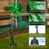 7FT Lighted Palm Tree and 24Inch Palm Tree Bonsai Light for Indoor Outside Tropical Tiki Hawaii Summer Christmas Decoration view 2