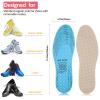 12 Pairs Shoe Insoles Women Thin Breathable Shoe Pads Inserts Ultra Soft Cushioning Walking Comfort Latex Insoles with Holes (Retro Colors) view 3