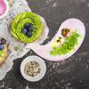 Healifty Halloween Themed Disposable Paper Plates Ghost Shaped 40 Pack 7.87X5.9 Inch Party Supplies for Halloween Dinner Dessert view 4
