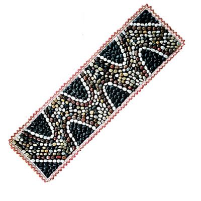 GRRICEPL Pebble Foot Massage Cushion, Acupressure Mat, Natural Jade Stone Road, ForAcupressure Relaxes Tiredness (Color : Multi-Colored, Size : 50x200cm-B)