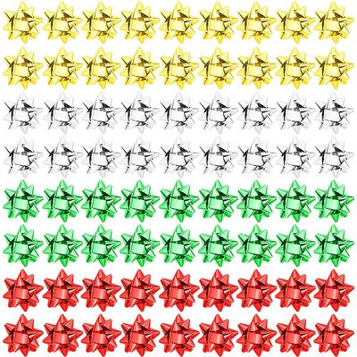 Pendant of Luck 230 Pcs Shiny Metallic Bows for Gift Wrapping, 1 in Mini Gift Wrap Bows for Christmas Decorations, Hanukkah, Birthdays, Weddings, Bridal Showers, Baby Showers Occasion (Metallic GSRG)