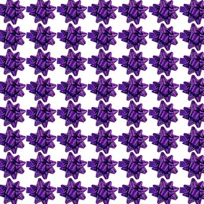 110 Pcs Decorate Supplies Shiny Bows for Gift Wrapping, 1 in Mini Gift Wrap Bows for Xmas Decor, Hanukkah, Birthdays, Weddings, Bridal Showers, Baby Showers Occasion (Sparkly Purple 110 Pcs Set)