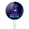Blue Beetle Neon Lights Cupcake Picks Toppers Decoration Set of 6 view 2