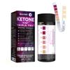 50ct  T R I P L E Test Ketone Strips | Complete KIT | 3X Urine Accuracy for Ketogenic, Ketosis, Low-carb, Paleo & Keto Diets | Urinalysis Test Tube, Travel Pouch & Built-in Color Chart | XL Strip