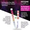 50ct  T R I P L E Test Ketone Strips | Complete KIT | 3X Urine Accuracy for Ketogenic, Ketosis, Low-carb, Paleo & Keto Diets | Urinalysis Test Tube, Travel Pouch & Built-in Color Chart | XL Strip view 2