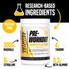 Outwork Nutrition Non-Stim Pre Workout Powder - Citrulline Malate, Beta-Alanine, Rhodiola Extract for Performance, Focus & Energy Boost - Preworkout for Men, Women (Caffeine Free, Pia Colada) view 3
