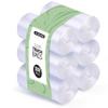 4 Gallon Trash Bags - 300 Small Mini Garbage Bags | 17" x 18" Clear Waste Basket Trash Bags | Bulk Plastic Bathroom Trash Can Liners view 1