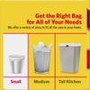 4 Gallon Trash Bags - 300 Small Mini Garbage Bags | 17" x 18" Clear Waste Basket Trash Bags | Bulk Plastic Bathroom Trash Can Liners view 3
