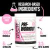 Outwork Nutrition Non-Stim Pre Workout Powder - Citrulline Malate, Beta-Alanine, Rhodiola Extract for Performance, Focus & Energy Boost - Preworkout for Men, Women (Caffeine Free, Strawberry Lemonade) view 3