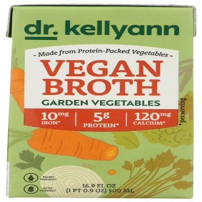 Dr. Kellyann, Broth Vegan, 16.9 Ounce