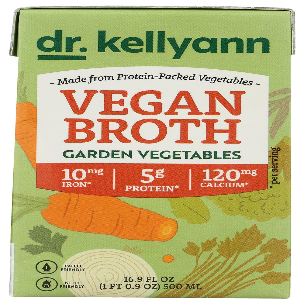 Dr. Kellyann, Broth Vegan, 16.9 Ounce