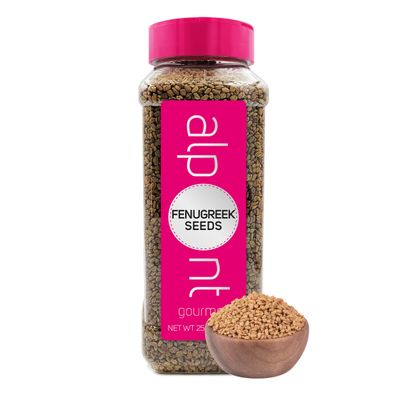 ALPONT GOURMET Fenugreek Seeds 25oz (708g), All Natural, Non-GMO, Packed To Keep It Fresh, Premium Quality